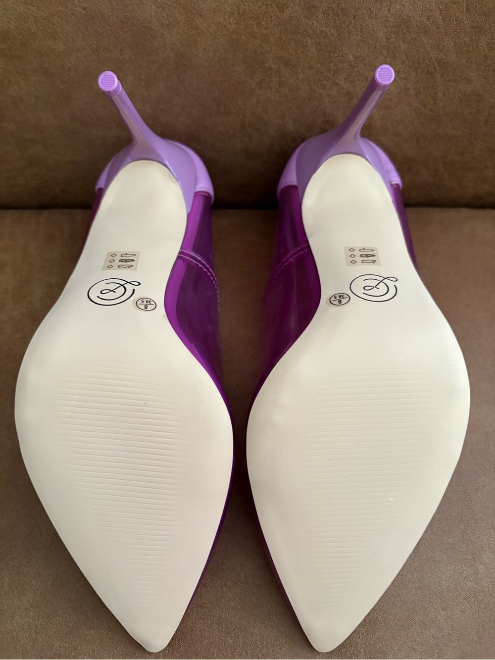 Chinese Laundry Women's Darling Heels.  Size 8. Purple. NIB - Picture 7 of 9